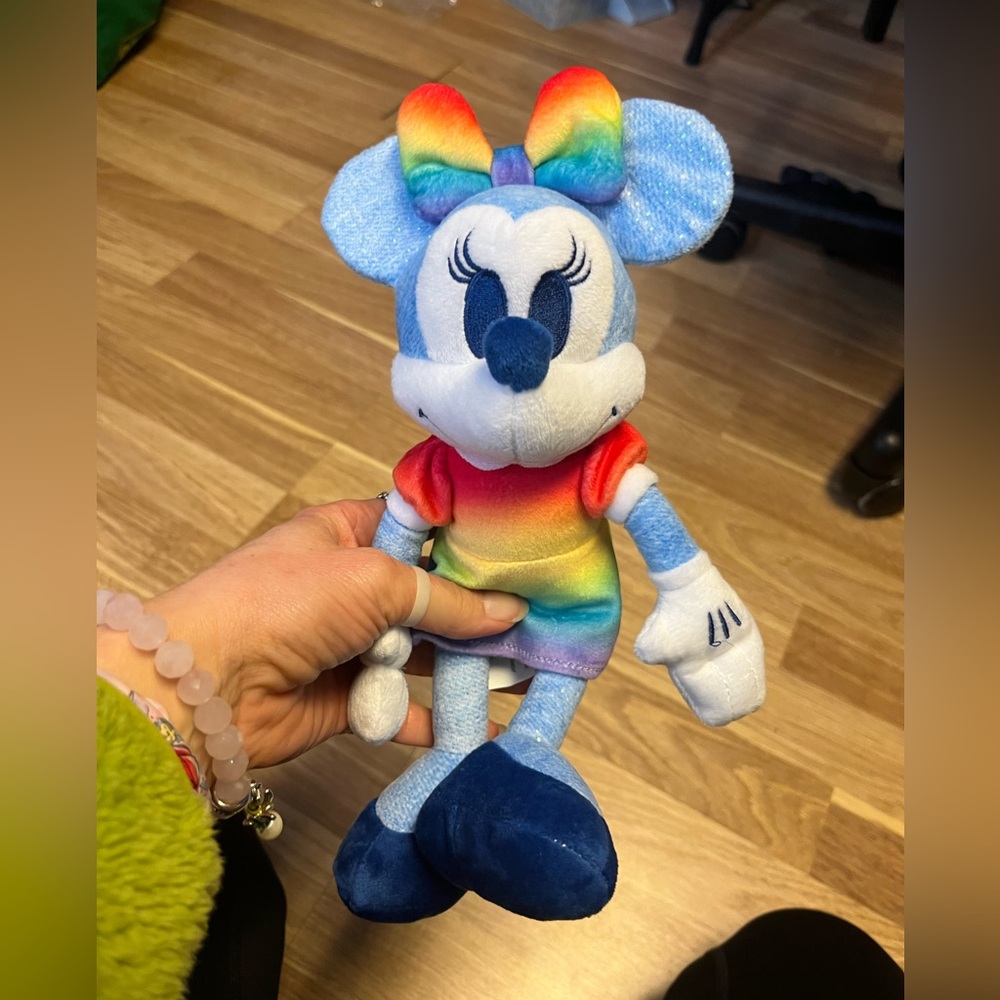 Disney Rainbow Plush Mouse Toy